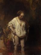 A Woman Bathing (mk33) Rembrandt